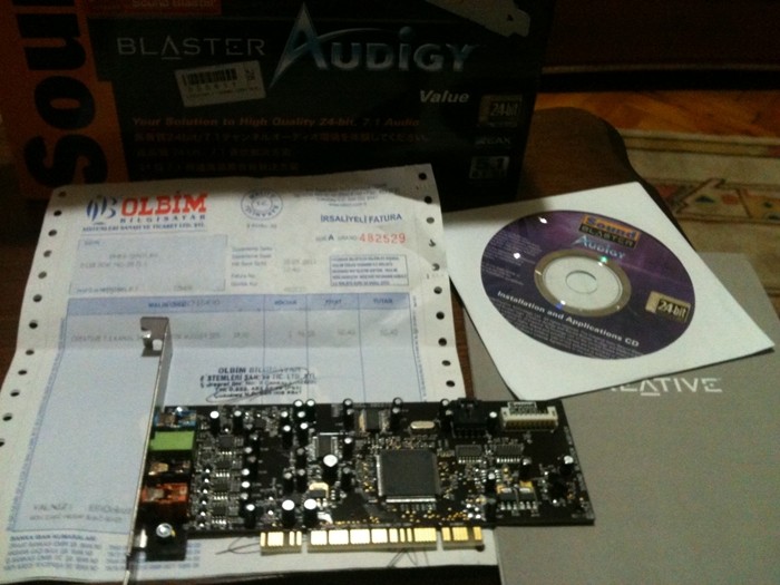  Satılık Creative Sound Blaster Audigy Value 7.1 -İNDİRİM-