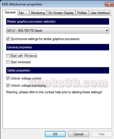  Ekran kartı overclock