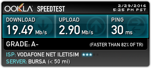  2.0mb/s download hızı [SS]