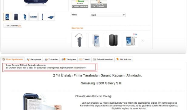  Samsung Galaxy S3 Fiyat