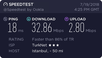 TürkNet'e geçtim, deneyimlerim.. 18.07.2018