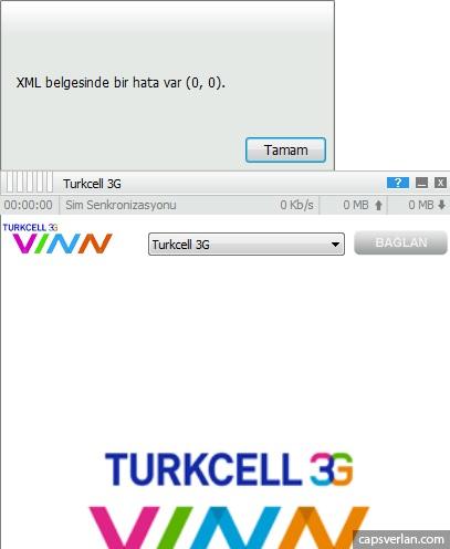  3G MODEM BAĞLANTI HATASI