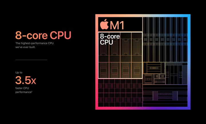 Apple M1, tek çekirdek testinde Intel Core i7-11700K'yı geride bıraktı