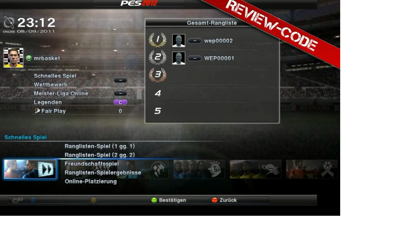  PES 2012 ONLİNE LÜTFEN ACİL YARDIM