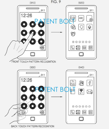  Samsung'dan yeni ekran teknolojisi; Şeffaf ekran ve arka dokunmatikli telefon