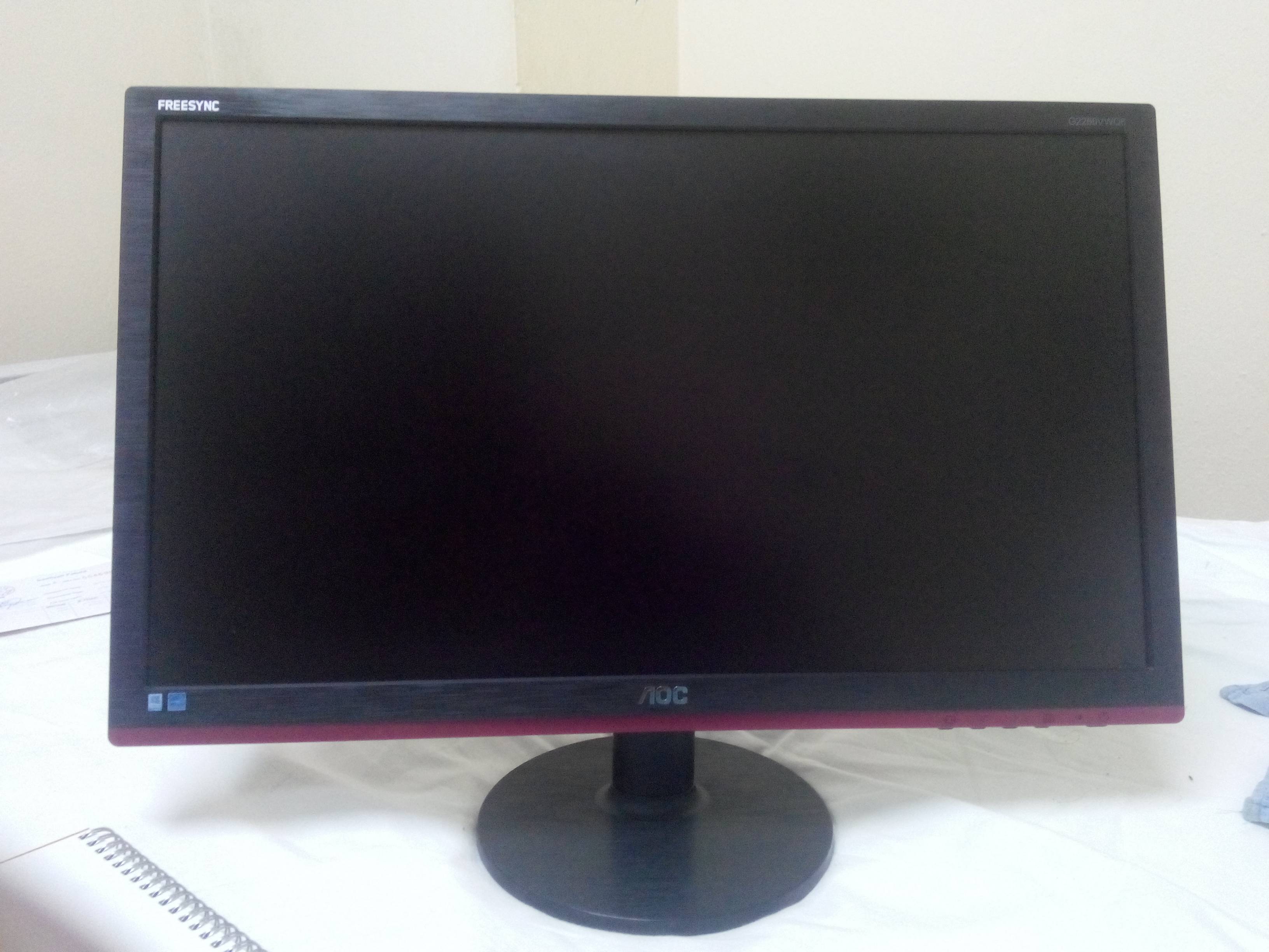 400 liraya satılık AOC 22inç G2260VWQ6 75Hz  Freesync monitör