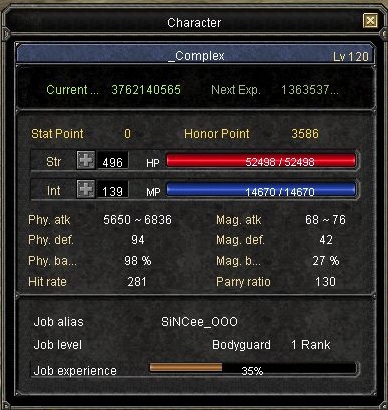  SATILDI - ORiON # _Complex # 120 LvL # EU # WARRiOR-CLERiC