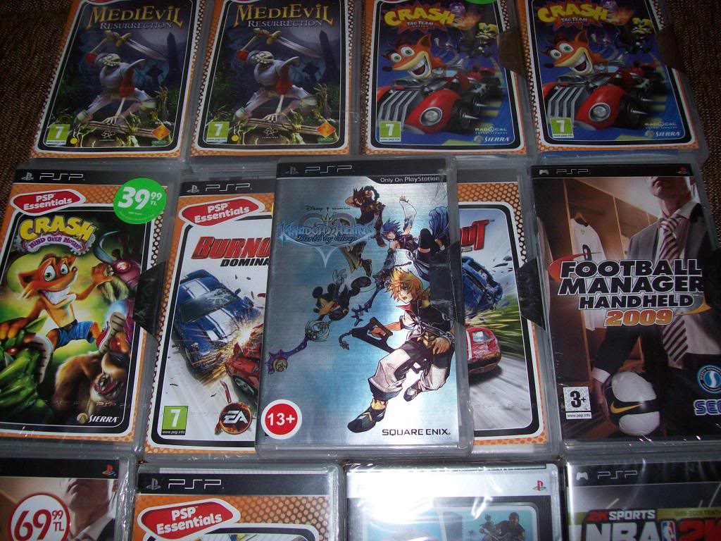  Şok Fiyatlar - Tamamı Sıfır Jelatininde Aral Bandrollü PS3 ve PSP Oyunları