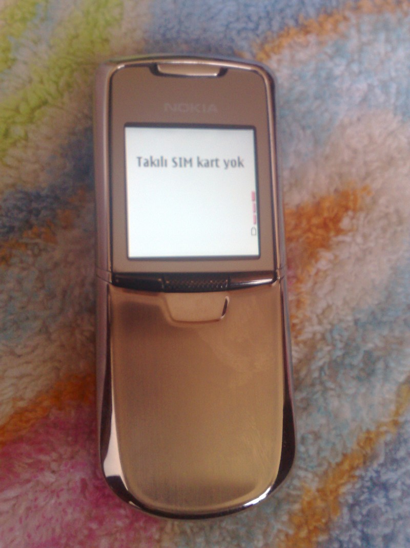  SATILIK NOKIA 8800 SILVER garantili (COK TEMİZ)