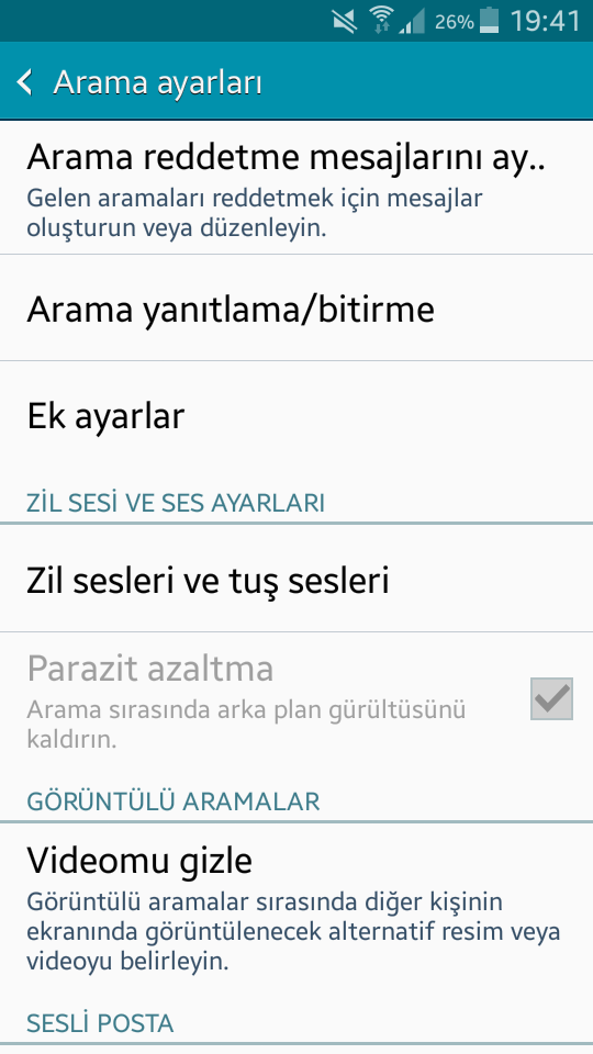 galaxy a3 numara engelleme yok