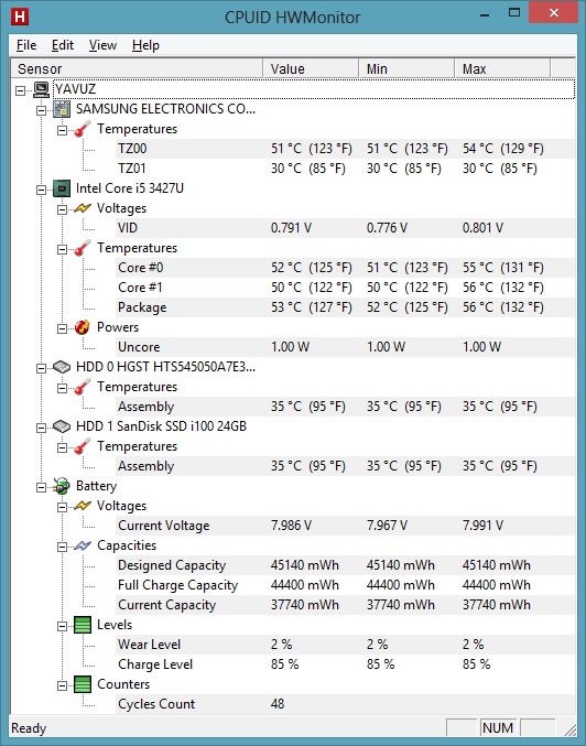  SAMSUNG NP530U3C-A0CTR kullanıcıları