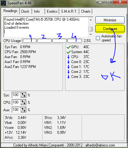  Speedfan Sıcaklık Sorunu Yarım ! ! !