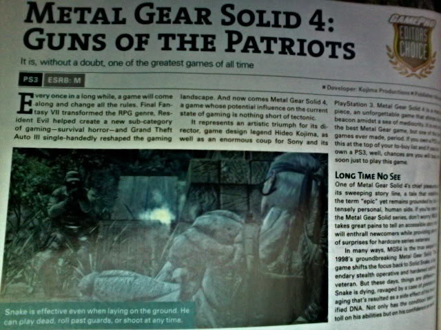  Metal Gear Solid 4: Guns Of The Patriots (PS3 Exclusive | Ana Konu)