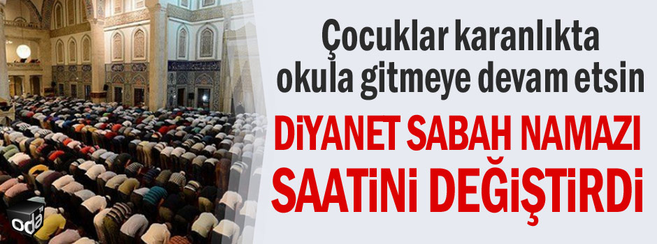 İstanbul'da sabah namazı saati değiştirildi.
