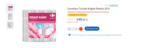 CarrefourSa Kart'la; indirimi yakala