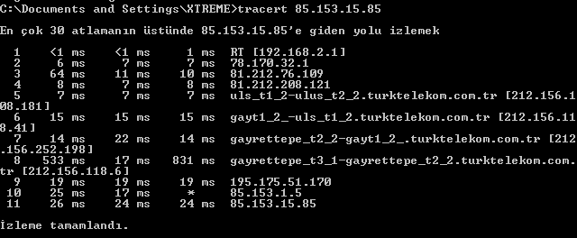  traceroute