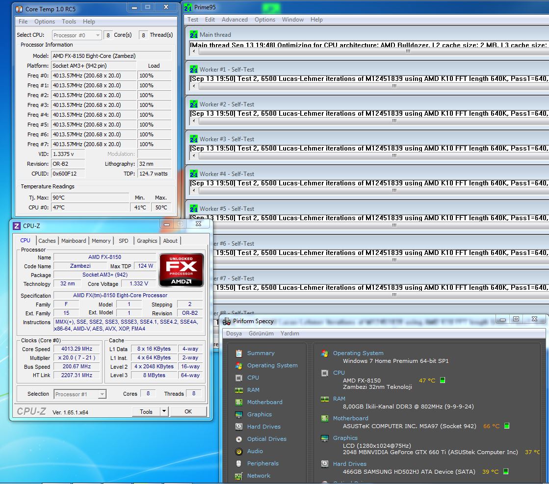  AMD FX 8150 Overclock 4.4 GHz