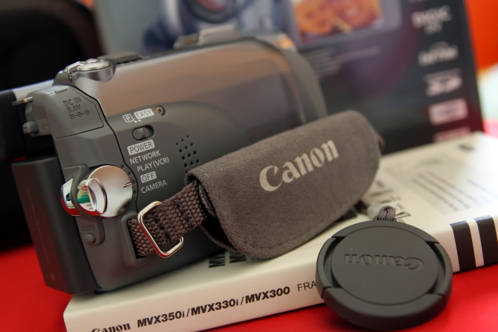 canon mvx300 camcorder