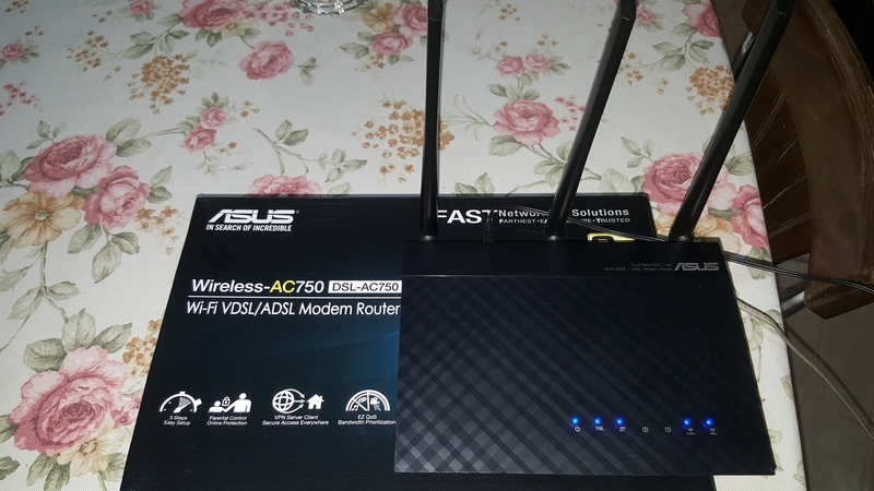 Asus AC750 (Adsl & Vdsl & Fiber & 2.4Ghz & 5Ghz Modem)