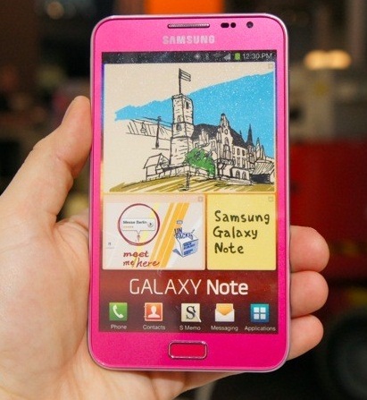 Samsung pembe renkli Galaxy Note modelini onayladı