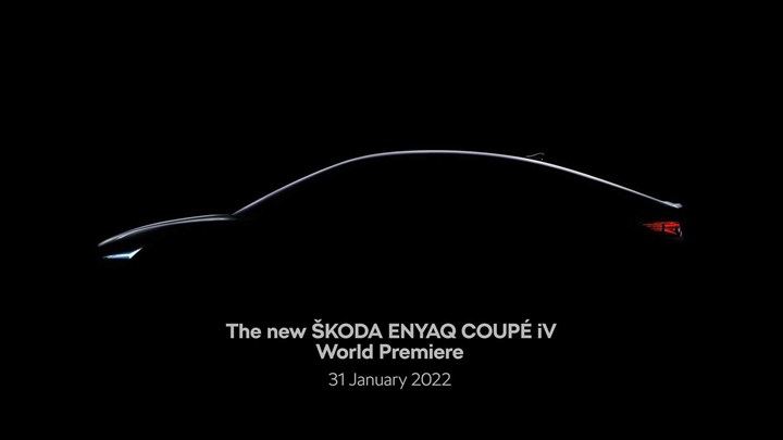 Elektrikli Skoda Enyaq Coupe iV'den yeni teaser geldi: Tanıtım 31 Ocak'ta
