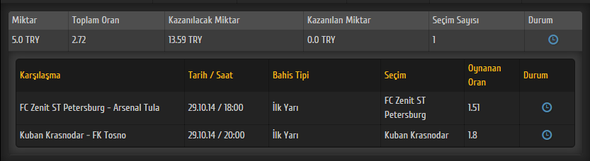  %10 İLERLEME YÖNTEMİ - KASA DENEMESİ