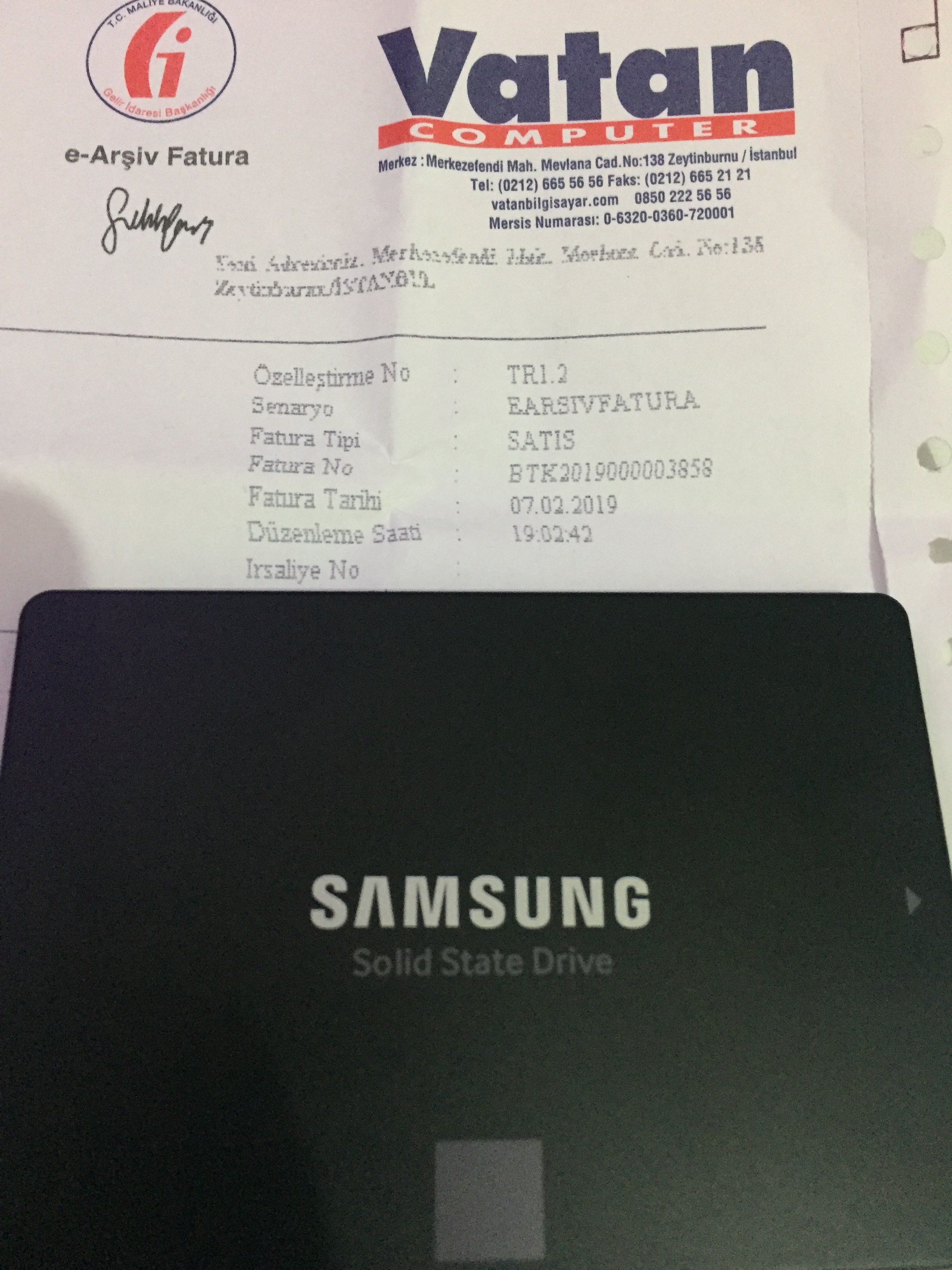 Samsung 860 EVO 500GB SSD 399TL