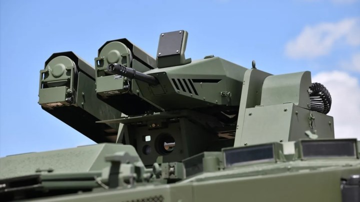 Amfibi hücum aracı FNSS ZAHA’ya anti tank desteği geldi