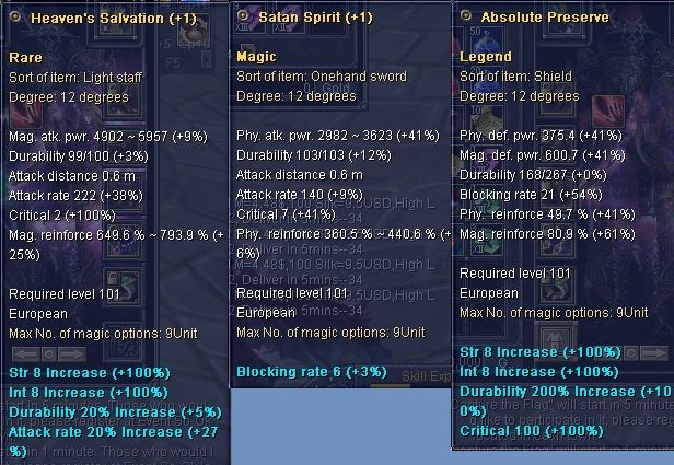  SATILDI - ERiDANUS # isimsiz # 120 LvL # WARRiOR-CLERiC