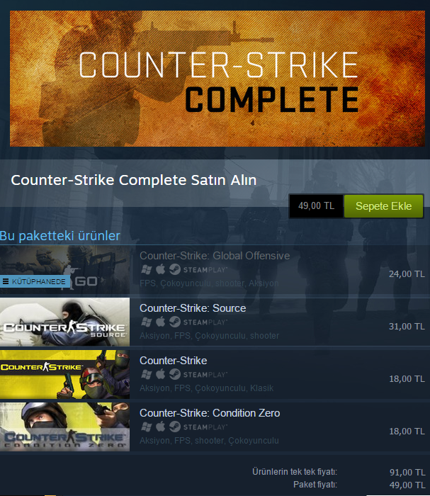 Купить Counter-Strike complete. Страйк сколько весит