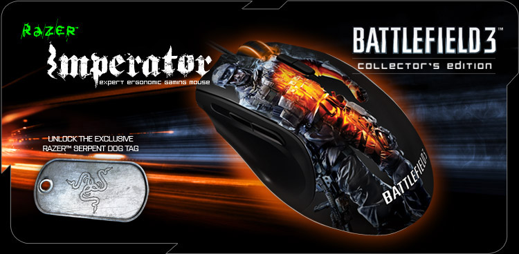  [SATILIK] 0 RAZER İMPERATOR 2012  COLLECTOR'S EDITON MAUSE