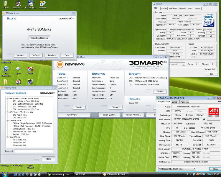  TR de ilk ATİ HD 4870 kullanıcı testleri Crysis, Vantage, COD4 , TDU, GRİD, DevilMayCry4, COD4