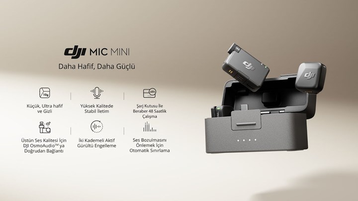 DJI Mic Mini duyuruldu