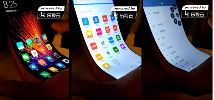 Xiaomi'nin bükülebilir telefonu görüntülendi