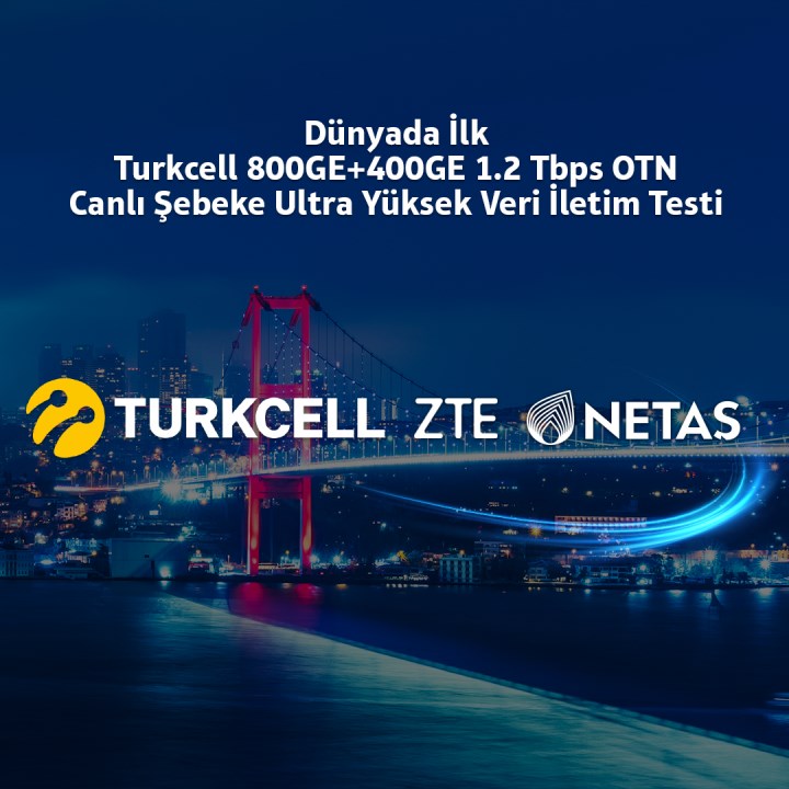 Turkcell’den dünyada ilk: 1,2 Tbps arayüzünden canlı veri iletimi gerçekleşti