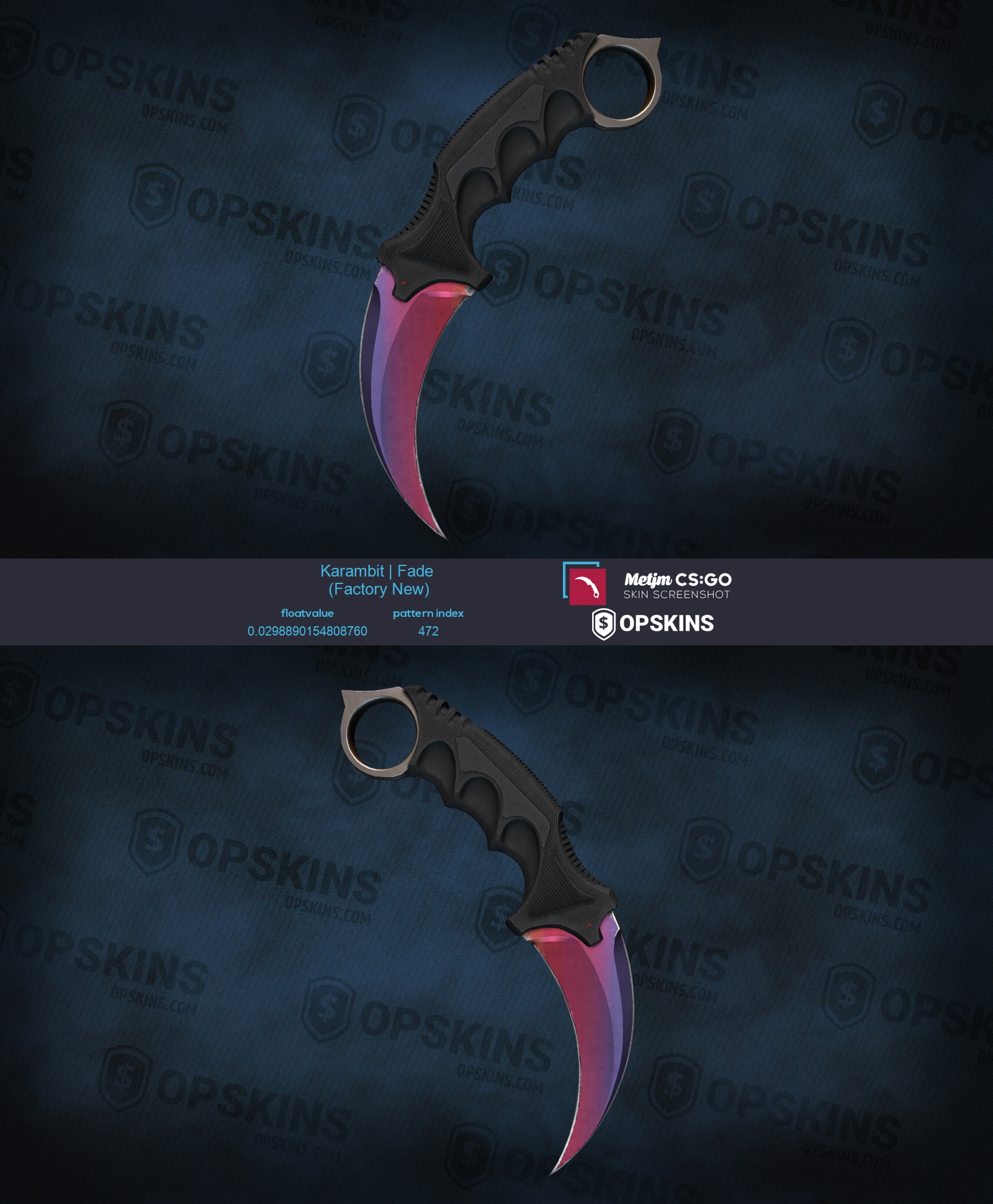 Steam gut knife marble fade фото 113