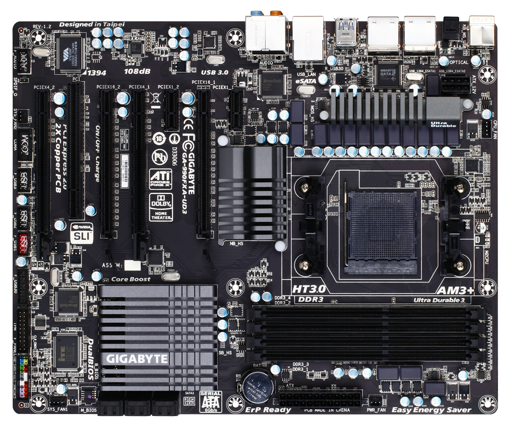  Satılık Gigabyte GA-990FXA-UD3 (rev. 1.2)...