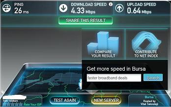  Dünyanın en hızlı interneti sn'de 600\400Mbit