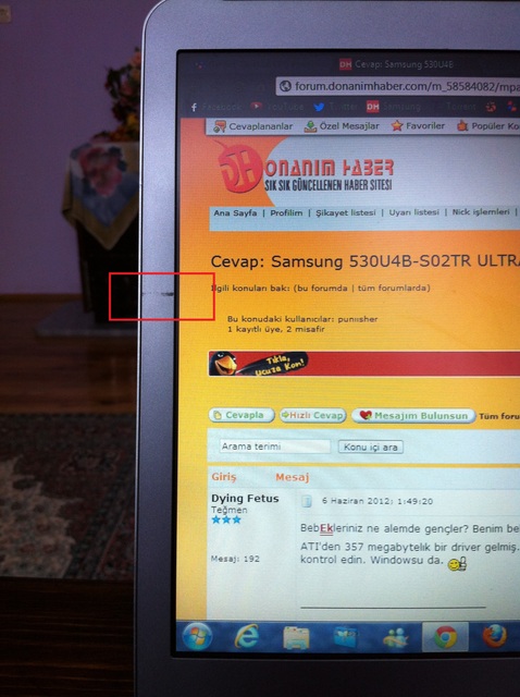  Samsung 530U4B-S02TR ULTRABOOK KULLANANLAR KULÜBÜ