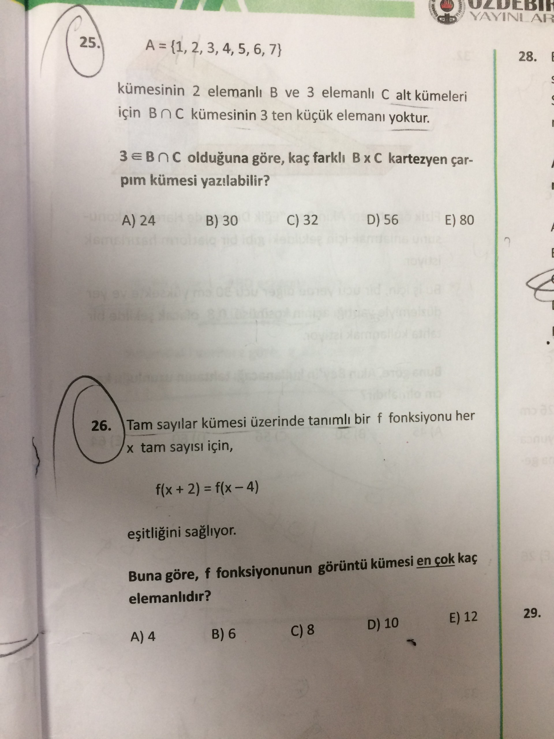 Özdebir yapamadıklarım bakar mısınız?