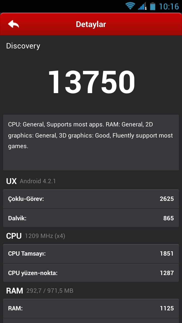  General Mobile Discovery Antutu Benchmark Testi Sonucu