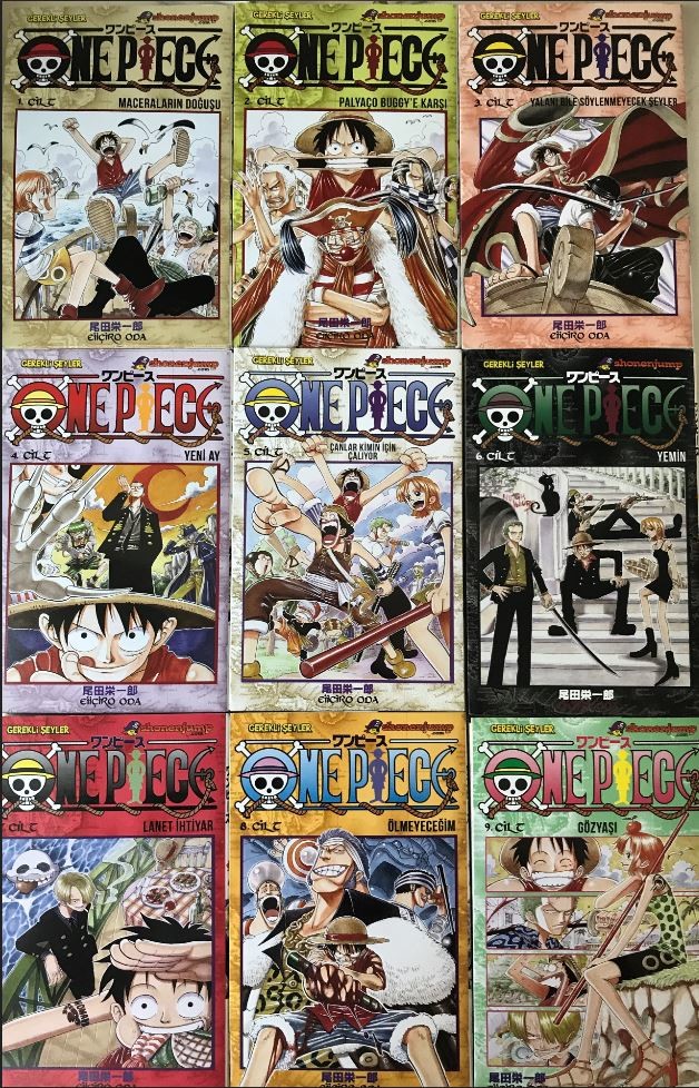 SATILIK One Piece Manga Seti