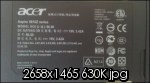  Satılık Takaslık ACER 1610Z İntel Core T2130 120GB Laptop Dizüstü Bilgisayar