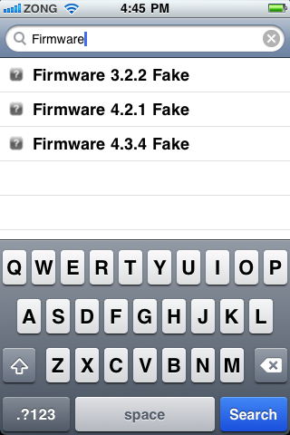  3g’de Fake Firmware ile 4.3.4 Göstermek