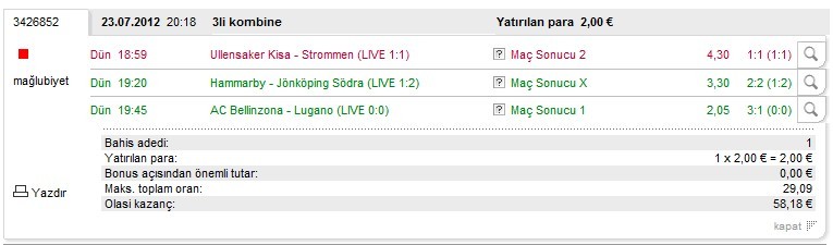  Iddaa´nin sifresini cözdüm