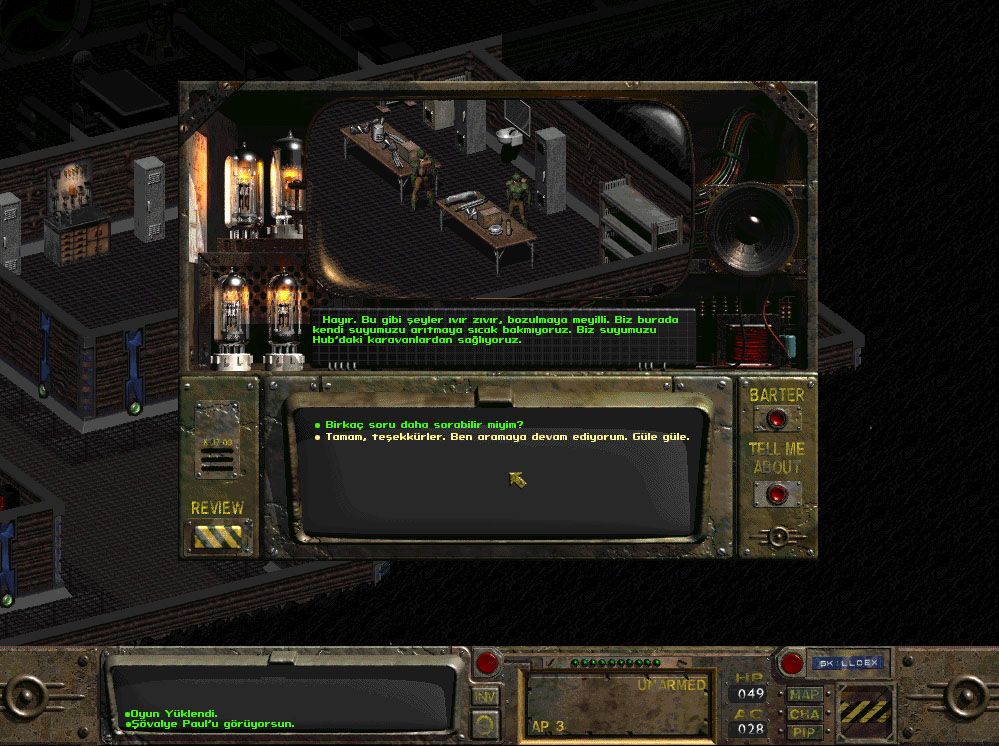  Fallout 1 ve 2'nin Türkçe Yama Çalışması [İPTAL]