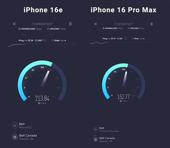 iPhone 16e’deki C1 modem, iPhone 16 Pro'nun modemiyle kıyaslandı: İşte hız farkı