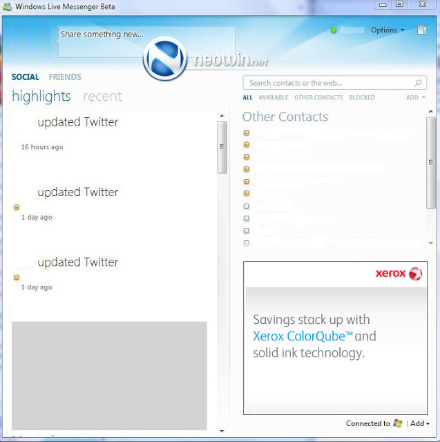  Windows Live Messenger 2010 | MSN 2010