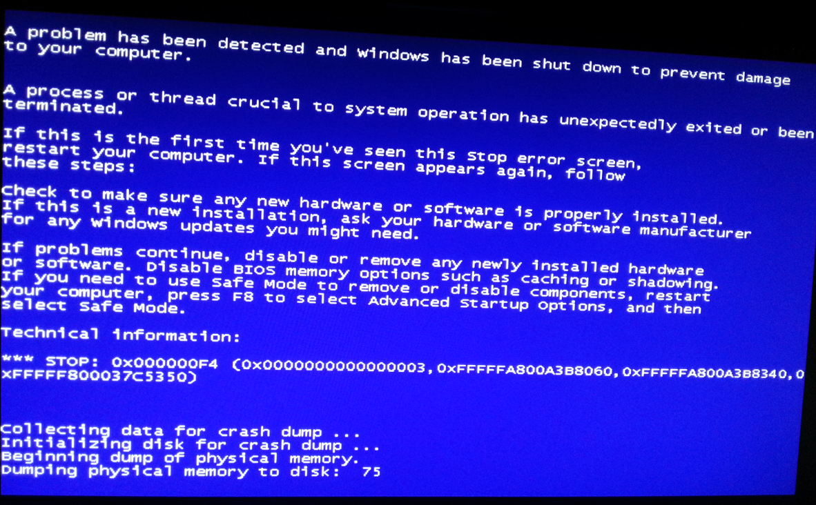  Bilgisayarı kapata tıkladığım an mavi ekran (çözüldü)
