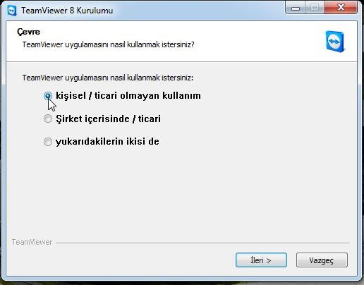  Teamviewer yükleme sorunu